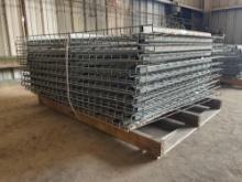 PALLET OF WIRE GRATES FOR RACKING, APPROX 58IN X 48IN...