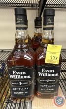 (7) Evan Williams Bourbon (times the money)