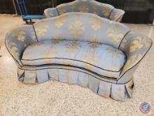 Hickory Chair Curved Sofa