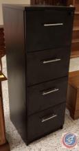 5 drawer wooden file cabinet 54 x 19 x 20