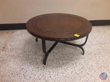 (1) round coffee table measurements are 36x18