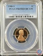 1988 S Penny PCGS PR69RD DCAM
