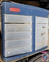 Organizer with miscellaneous hardware (rough condition)