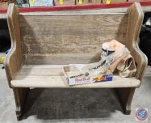 Wooden 2 person bench