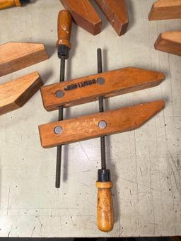 Four Craftsman Wood Clamps