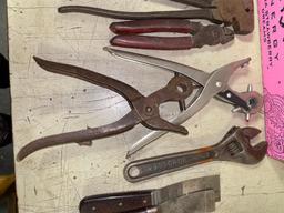 Group of Misc Hand Tools Incl Scrapers, Wrenches and More