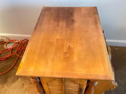 Vintage Wooden End Table