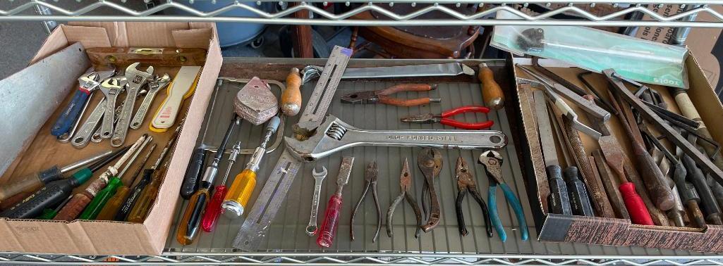 Shelf Lot of Tools