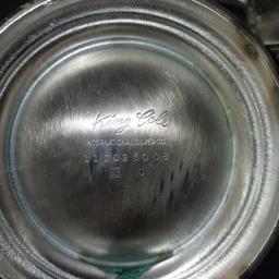 Ten Vintage King Cole International Silver Syrup Pitchers