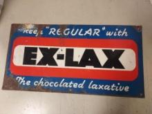 Metal "Ex-Lax" Sign