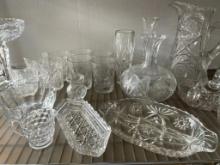 Clear Glass Shelf Lot