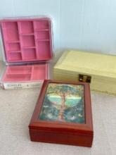 Group of 4 Jewelry Boxes