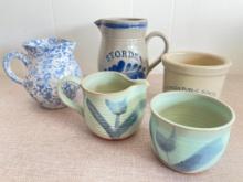 Group of 5 Pottery Pieces