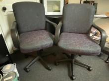 Pair of Matching Office Desk Chairs