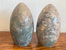 Pair of Heavy Stone Bookends