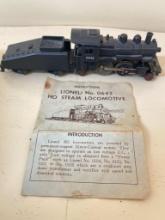Vintage Lionel No. 0642 Steam Locomotive and Coal Car