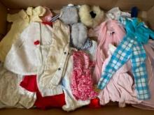 Mixed Lot of Handmade and Vintage Barbie Doll Clothing