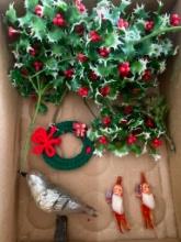 Small Group of Christmas Vintage Items