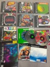 Group of Play Station Games
