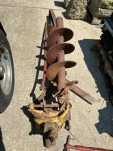 Auger and Attachments for Three Point Hitch