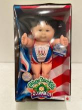 1995 Cabbage Patch Kid in Box, Olympikids, Livia Maddy, April 1st Birthday April 1st, Swimmer