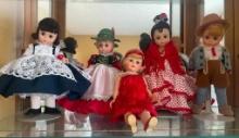 Group of 5 Madame Alexander Dolls