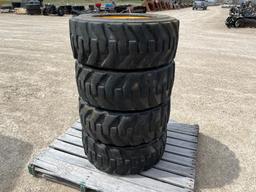 (4) Skid Loader Tires