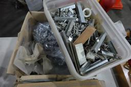 3 BOXES FULL OF HEXAGON SCREWS WITH RUBBER WASHERS