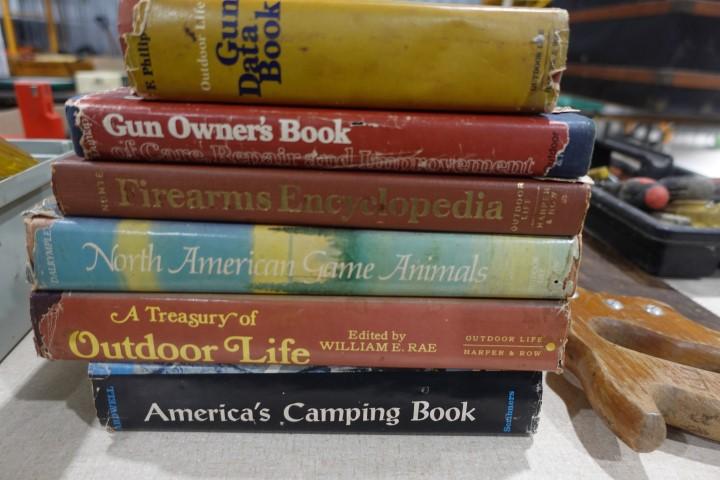 LOT HARDBACK BOOKS INCLUDING GUN OWNERS BOOK NORTH AMERICAN GAME AND MORE