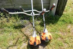 #5504 TWO STIHL FS240 STRING TRIMMERS