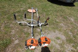 #5505 TWO STIHL FS240 STRING TRIMMERS