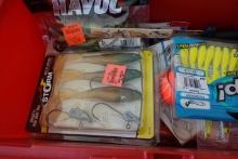 TACKLE BOX FULL OF NEW TACKLE AND LURES