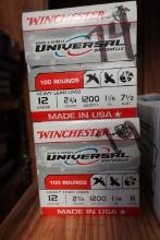 200 ROUNDS WINCHESTER 12 GAUGE 2 3/4 INCH 1 1/8 OUNCE 7 1/2 AND 8