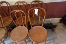 SET OF 4 BENTWOOD SIDE CHAIRS