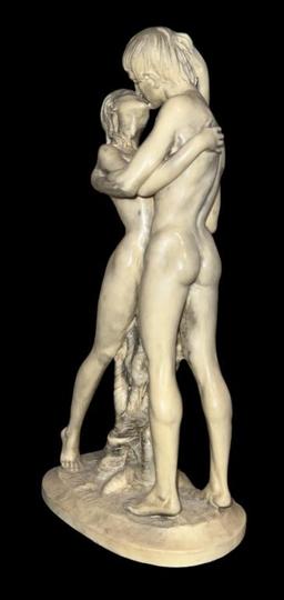 Vintage A. Santini Marble/Alabaster Sculpture, 15"