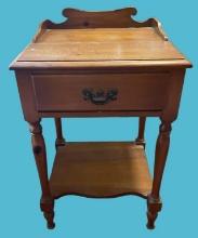 Vintage Pine Nightstand, Dovetail