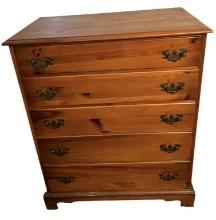 Cherokee Furniture Co. Vintage Pine Five Drawer