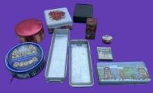 Assorted Tins and Storage Containers