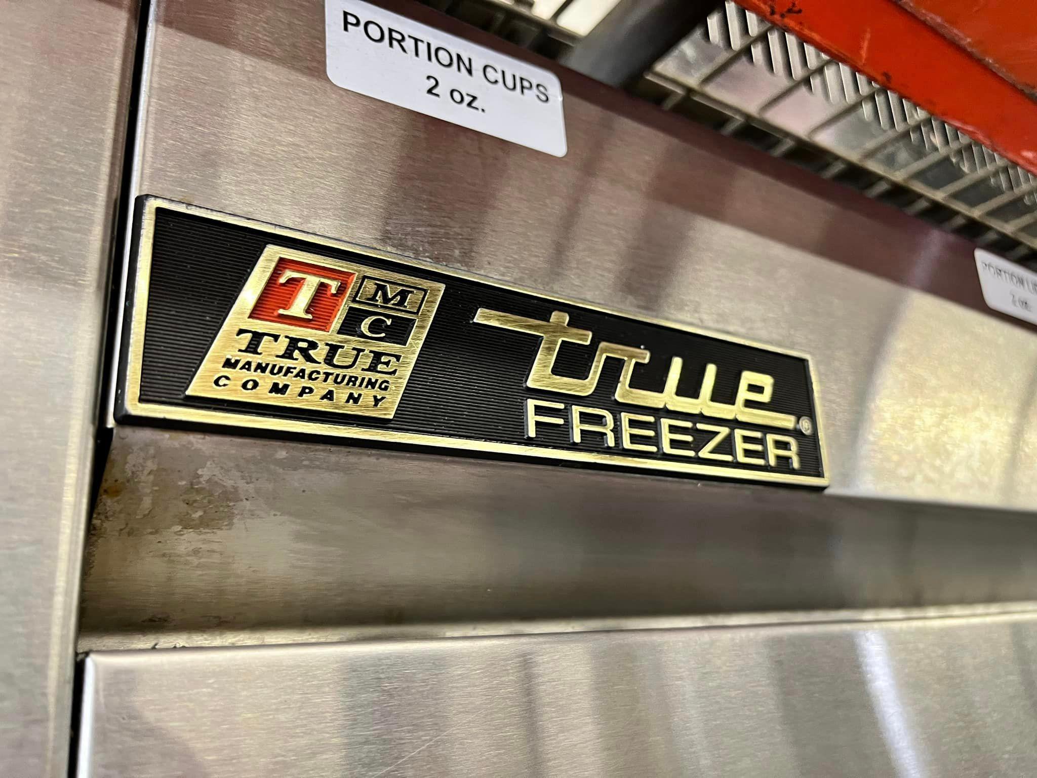 True 2 Door Freezer