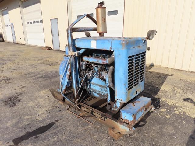 GORMAN RUPP Model 84A2-F2500, 4" Skid Mounted Pump, s/n 580817, powered by Ford 4 cylinder diesel