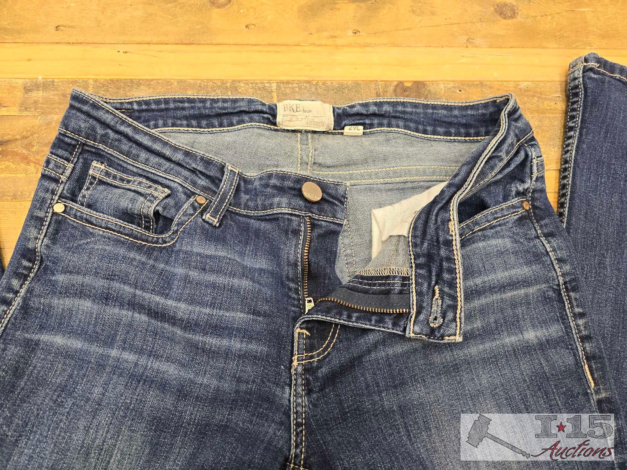 (2) Women's Ariat & BKE Denim Jeans