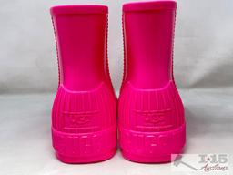 Bright Pink Ugg Waterproof Boots