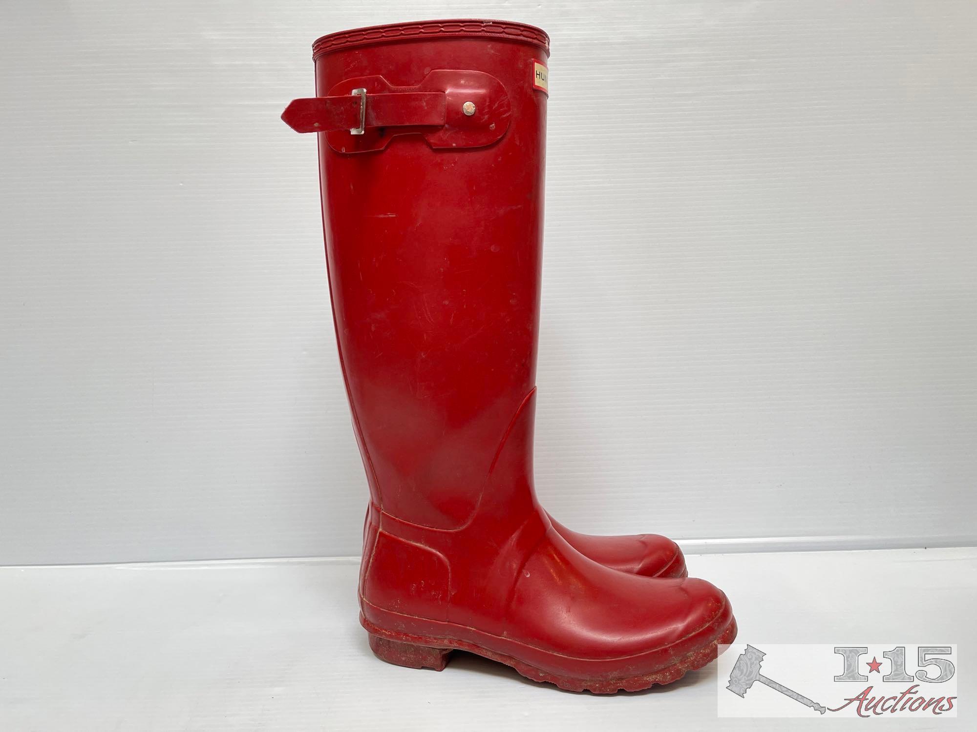 (4) Pairs of Hunter Waterproof Boots