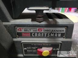 Craftsman 4in Belt and 6in Disc Sander