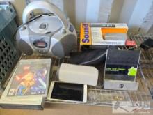 CD Player, Blaster MP3+, Portable Speaker, Samsung Phone and more