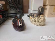 (2) Ducks Unlimited Wooden Ducks
