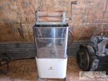 Vintage Monitor Portable Electric Washing Machine with Hand Wringer