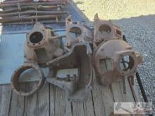 (5) Cast Iron Bell Housings and (1) Ford Model A Differential Housing