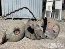 3 Ealry Model Ford Front Fenders with one Pair