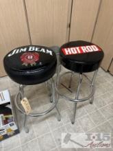 Jim Bean Barstool & Hot Rod Barstool
